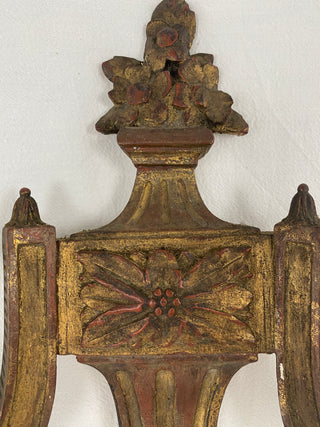 Pair Of 18th Century Wooden Candle Wall Sconces