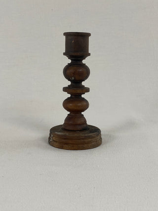 Small Wooden Candlestick