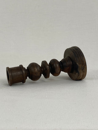 Small Wooden Candlestick