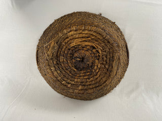 Antique French Rattan Basket