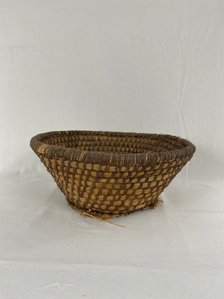 Antique French Rattan Basket