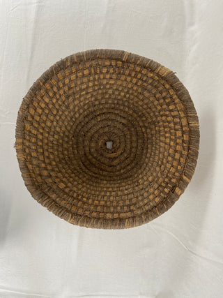 Antique French Rattan Basket