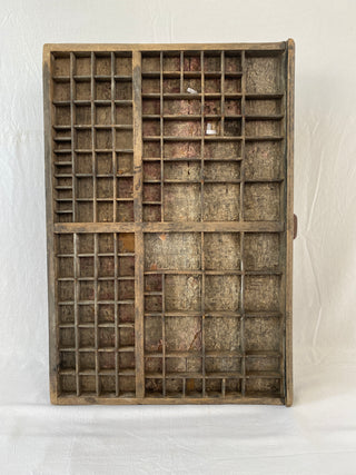 Vintage French Printers Tray