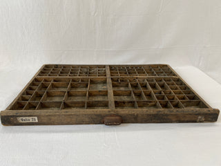 Vintage French Printers Tray