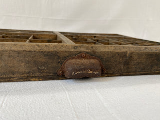 Vintage French Printers Tray