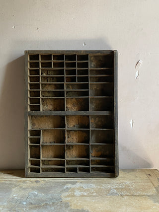 Vintage French Printers Tray