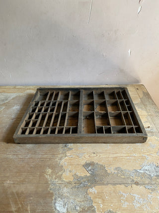 Vintage French Printers Tray