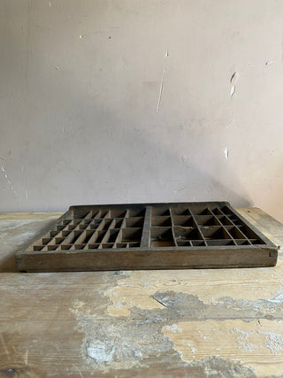 Vintage French Printers Tray