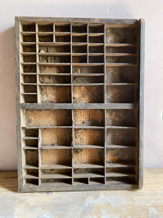 Vintage French Printers Tray