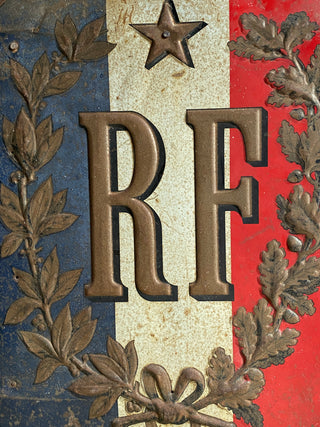 Antique République Française Mairie Sign