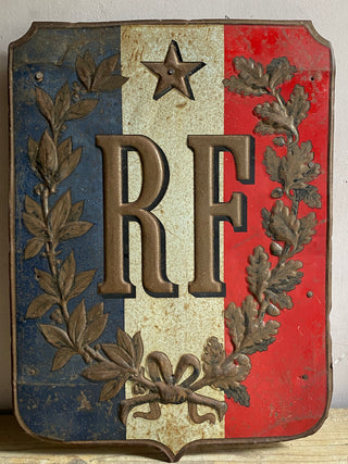 Antique République Française Mairie Sign