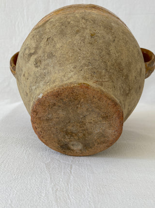 Antique Yellow Glazed Confit Pot