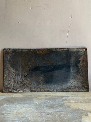 Antique French Rue De L'observance Street Sign