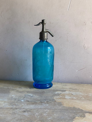 French Blue Soda Syphon
