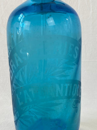 French Blue Soda Syphon