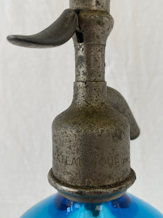 French Blue Soda Syphon