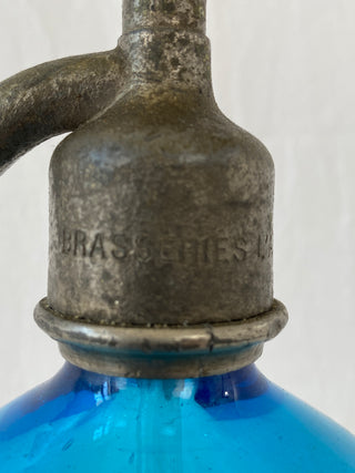 French Blue Soda Syphon