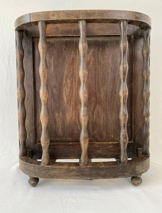 French Wooden Umbrella Stand