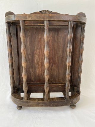 French Wooden Umbrella Stand