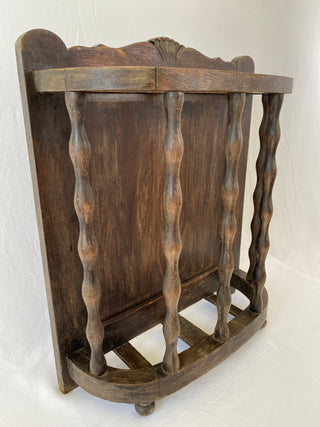 French Wooden Umbrella Stand