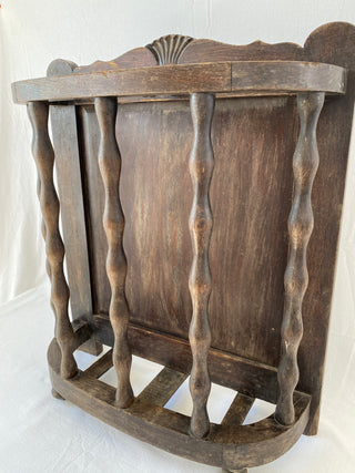 French Wooden Umbrella Stand