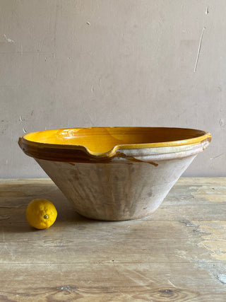 Antique Yellow Tian Bowl - Large