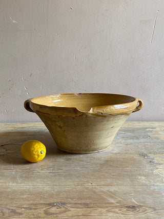 Antique Yellow Tian Bowl