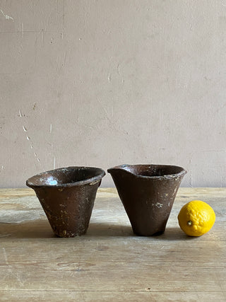 Pair Of Authentic Resin Pots