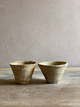 Pair Of Authentic Resin Pots