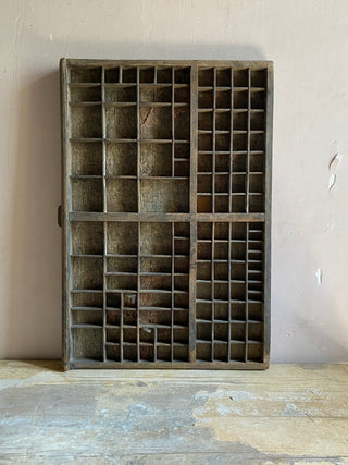 Vintage French Printers Tray