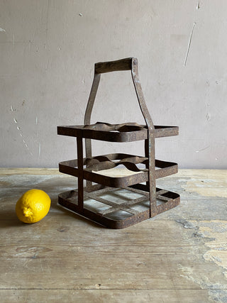 Vintage French Bottle Carrier
