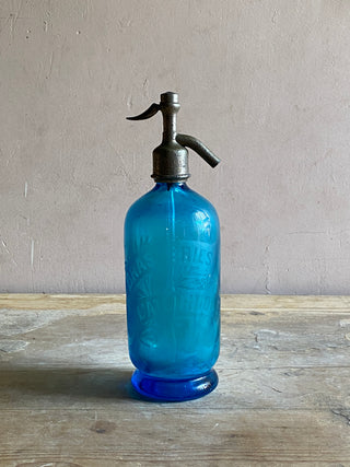 French Blue Soda Syphon