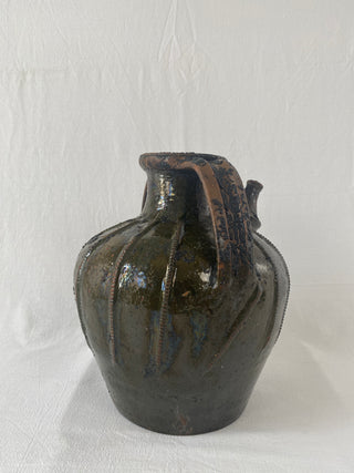 Rare 18th Century Antique French Walnut Oil Jar