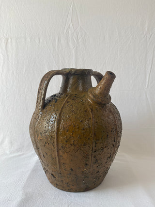 Rare 18th Century Antique French Walnut Oil Jar