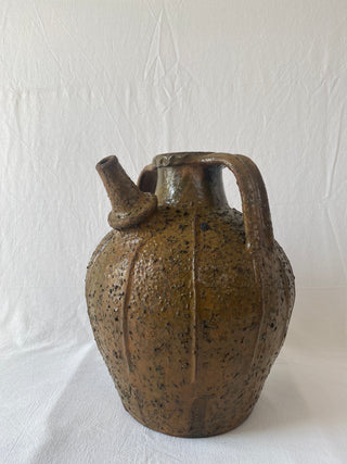 Rare 18th Century Antique French Walnut Oil Jar