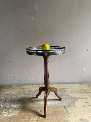 French Gueridon Marble Topped Side Table