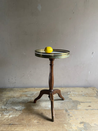 French Gueridon Marble Topped Side Table