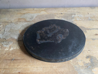 French Vintage Painted Metal Tray