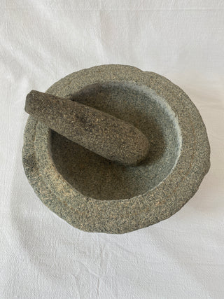Antique Granite Pestle & Mortar