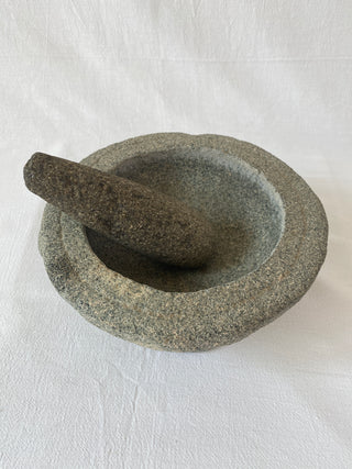 Antique Granite Pestle & Mortar