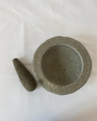 Antique Granite Pestle & Mortar