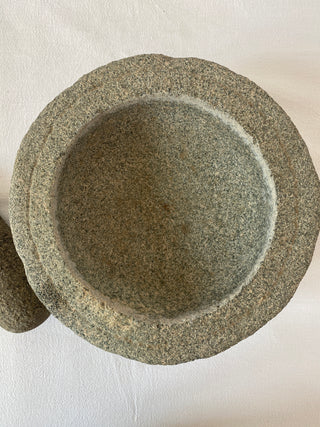 Antique Granite Pestle & Mortar