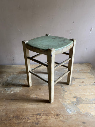 Vintage French Atelier Stool