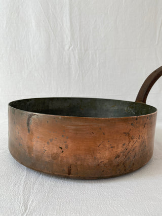 Very Large Antique French Copper Saucepan
