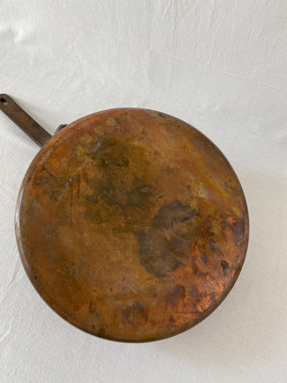 Very Large Antique French Copper Saucepan