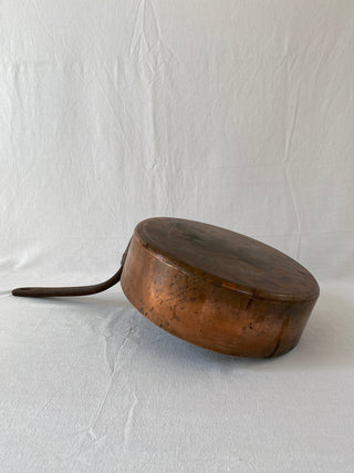 Very Large Antique French Copper Saucepan