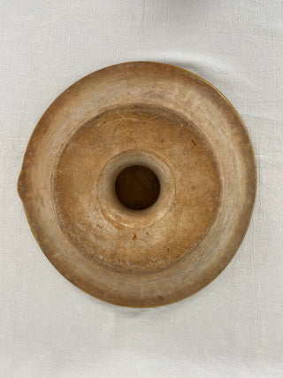 Antique French Ceramic Cheese Strainer