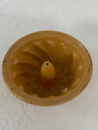 Vintage French Ceramic Bundt Cake Mould