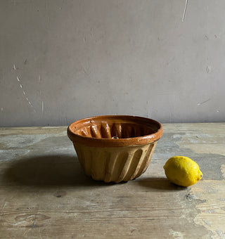 Vintage French Ceramic Bundt Cake Mould