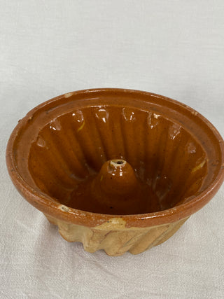 Vintage French Ceramic Bundt Cake Mould
